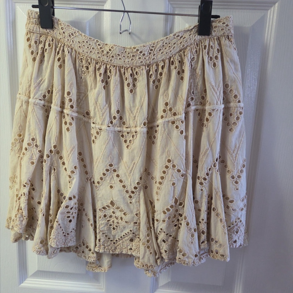 Free People Eyelet Skort